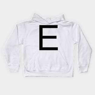 Helvetica E Kids Hoodie